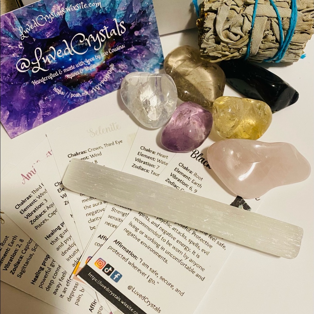 LuvedCrystals Beginners Healing Crystal Kit🎀 - Picture 5 of 13